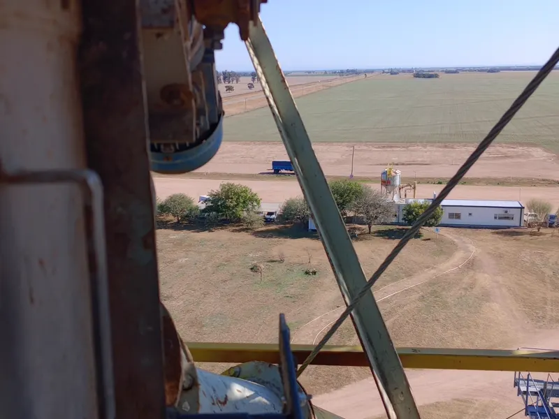Instalación eléctrica de un motor en una cerealera de Córdoba